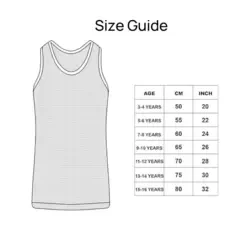 Lux Boys Vest Cotton Tank Top Undershirt Vest- For 9-10yrs Gray Blue Black Color