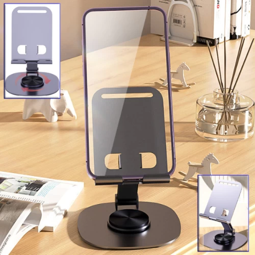 360 Degree Rotatable Adjustable Mobile Phone Holder, Portable Table Support Desk