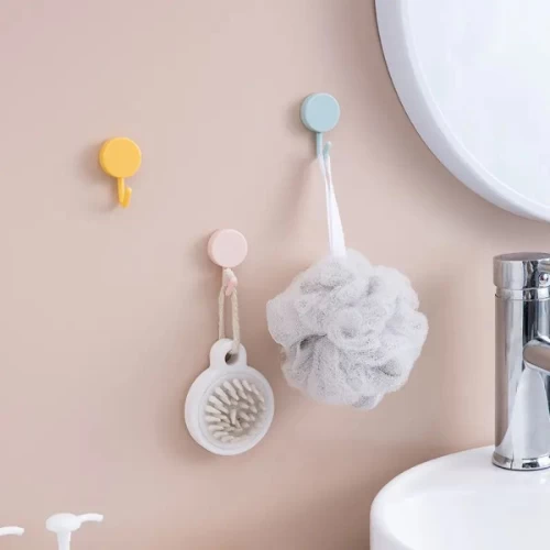 Wall Mount Self-Adhesive Multi-Purpose Without Drilling Bathroom Kitchen Towel H