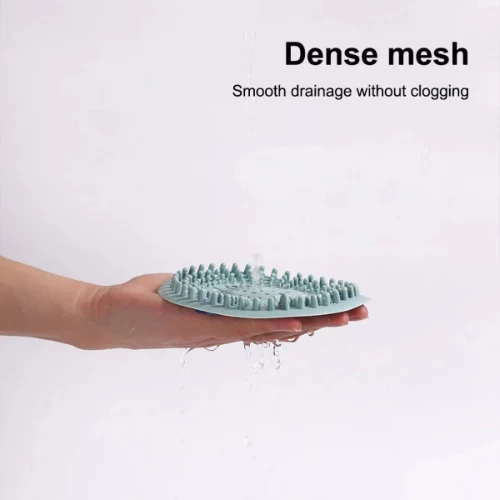 Silicone Shower Drain Cover Hair Catcher Filter Drain Stopper Kitchen Bathroom S