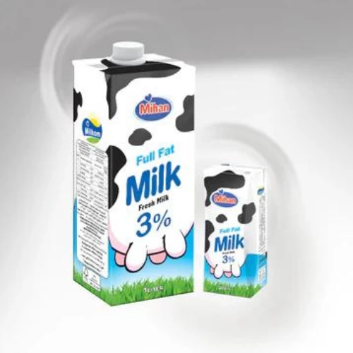 Mihan UHT Full Fat 3 Percent Fresh Milk- 1Ltr