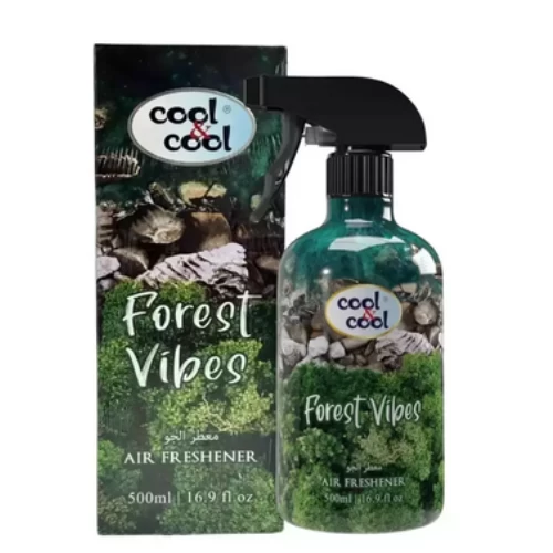 Cool And Cool Long Lasting Air Freshener With Forest Vibes Fragrance- 500ml