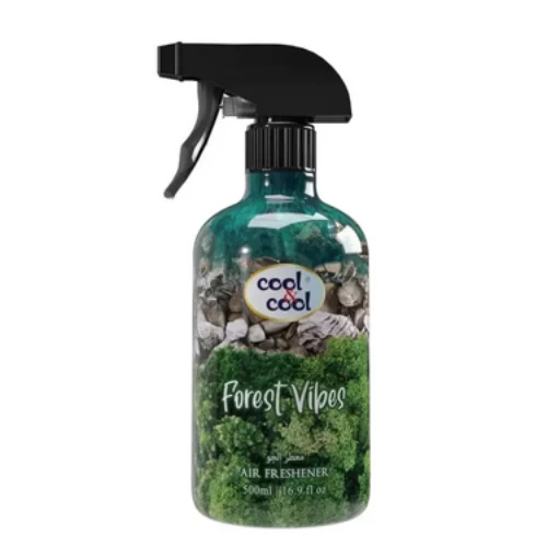 Cool And Cool Long Lasting Air Freshener With Forest Vibes Fragrance- 500ml