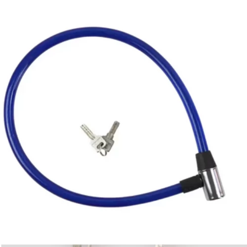 Mountain Bikes Anti-Theft Lock With Two Keys, Multi-Functional Bicycle Cable Loc