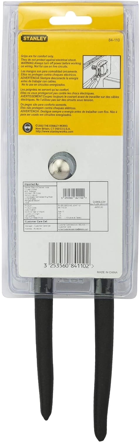 Stanley 84-110 10-Inch Groove Joint Plier