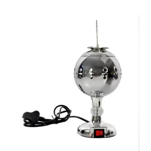 Electric Incense Burner With Temperature Adjustable 50-300 Degree Celsius- Silve