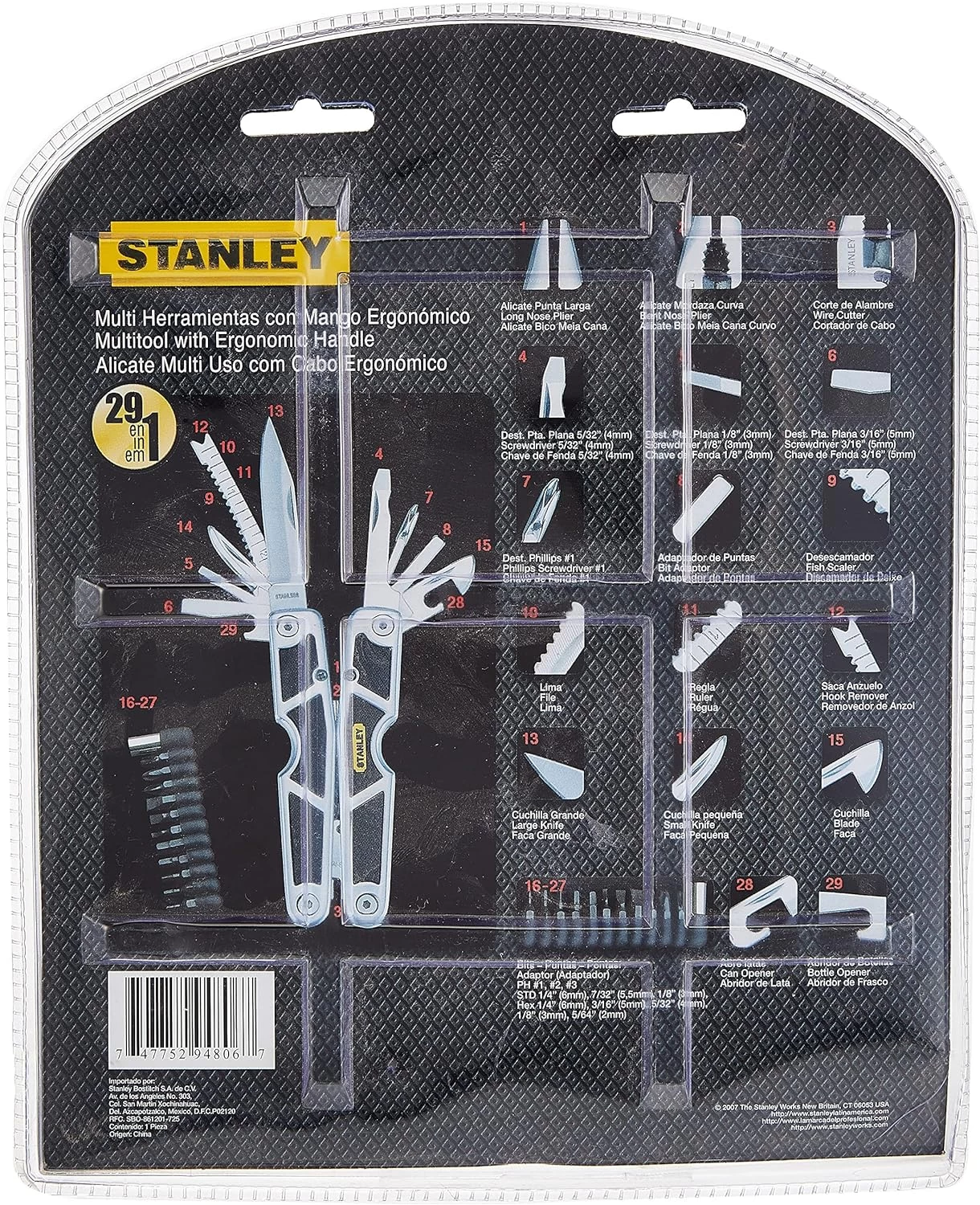 Stanley 29-in-1 Multitool with Ergonomic Handle - 94-806