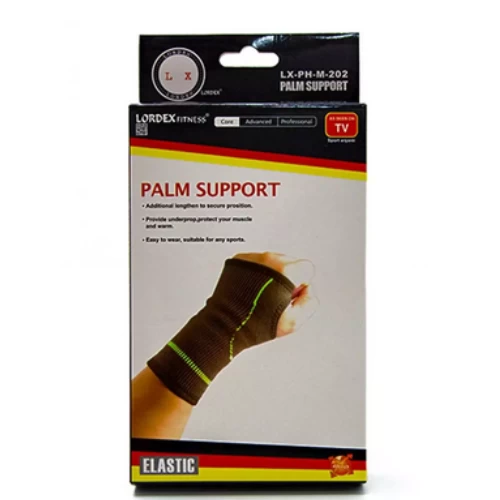 Lordex Fitness Palm Support- Black and Green (LX-202)