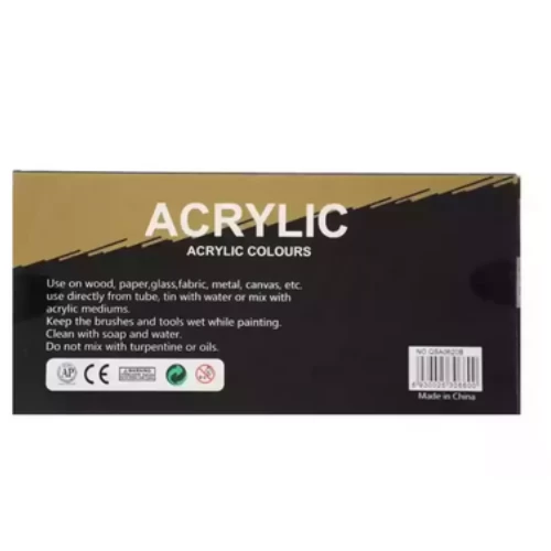 Chivalry Acrylic Painting Color Sets 6pcs Fluorescent Color- 6X20ml