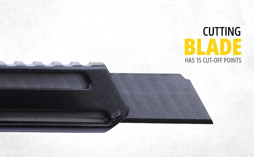 Stanley Stht10323-800 Plastic Slide Lock Snap Off Knife (Black)