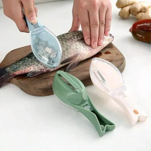 Fish Design High Quality Fish Scaler Fish Cleaning Tool Kitchen Gadgets Fish Sca
