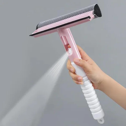 3 in 1 Window Glass Cleaner Spray Mop Cleaning Glass Brush Household Car Home Wi