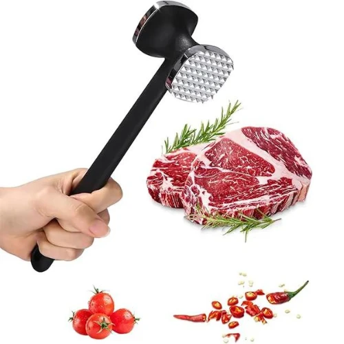 Stainless Steel Steak Meat Handheld Hammer Meat Tenderizer Needle Kitchen Essent