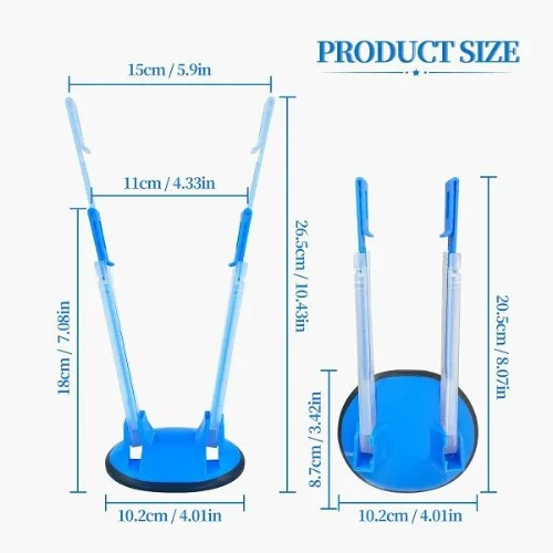 Adjustable Non-Slip Baggy Holder Hand Free Plastic Freezer Bag Kitchen Gadget Fo