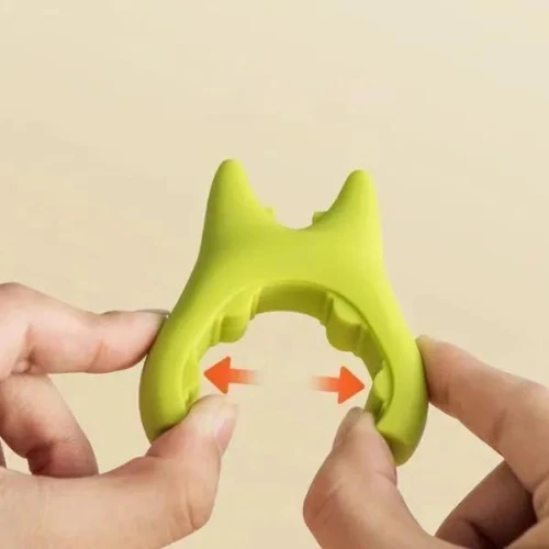 Heat Resistant Spatula Holder Clip Non Slip Silicone Stove Pot Rim Spoon Holder