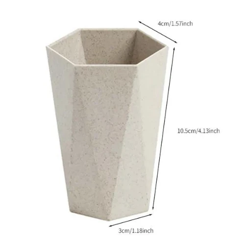 Wavy Design Mouth Wash Cup Gargle Cup Bathroom Toothpaste Toothbrush Holder Cup