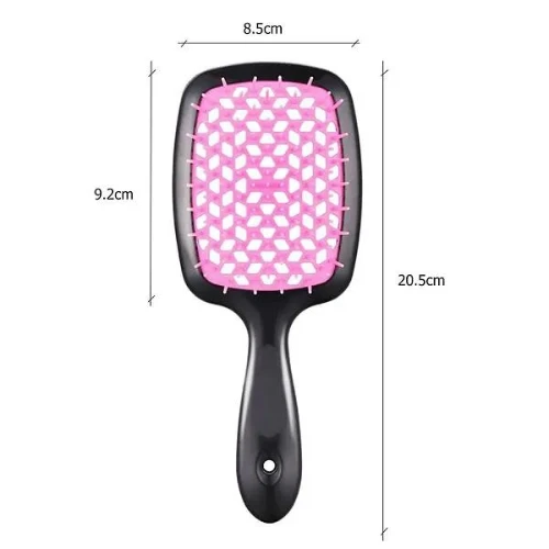 Premium Quality Soft Bristle Detangling Hair Brush Air Cushion Scalp Massage Cur
