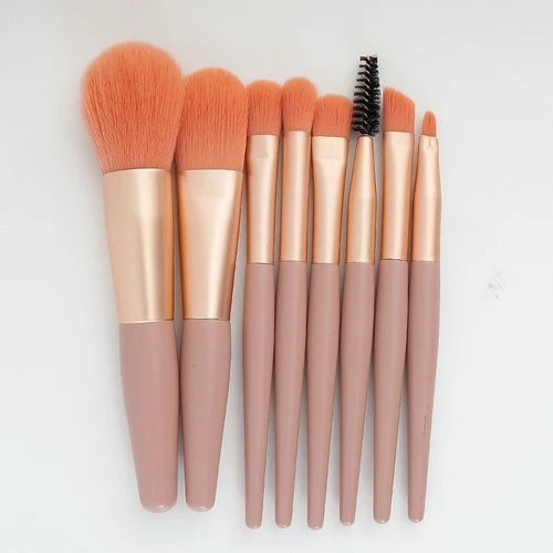 8Pcs Soft Bristles Makeup Brush Tools Foundation Powder Eyeshadow Cosmetics Brus