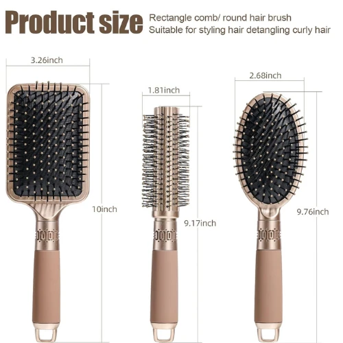 Head Massage Hair Styling Tool Hair Dryer Brush Cushion Detangling Hairdressing