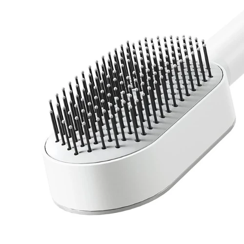 Self Cleaning Hair Brush Air Cushion Massage Comb Detangling-Paddle For Thick/Cu