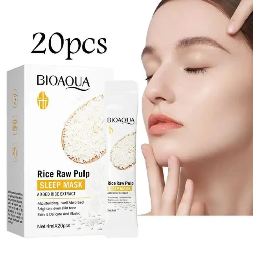 Skin Moisturizing Rice Raw Pulp Facial Mask Skin Care Soothing Face Mask Brighte