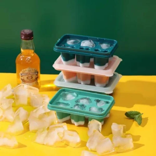 Perfect Ice Cubes Maker - Non-Stick Mold Tray for Cocktails & Drinks