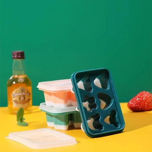 Perfect Ice Cubes Maker - Non-Stick Mold Tray for Cocktails & Drinks