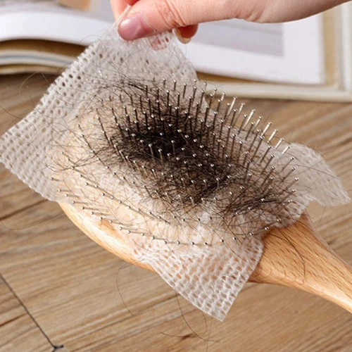 Mesh Hair Cushion Comb Cleaning Tool Hair Combs Cleaning Net