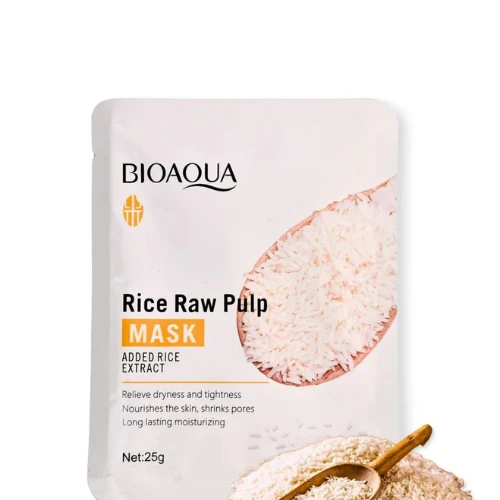 Skin Moisturizing Rice Raw Pulp Facial Mask Skin Care Soothing Face Mask Brighte
