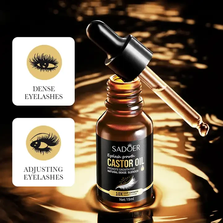 Sadoer Eyelash Serum Castor Oil Thickening And Lengthening Mascara For Women 15m