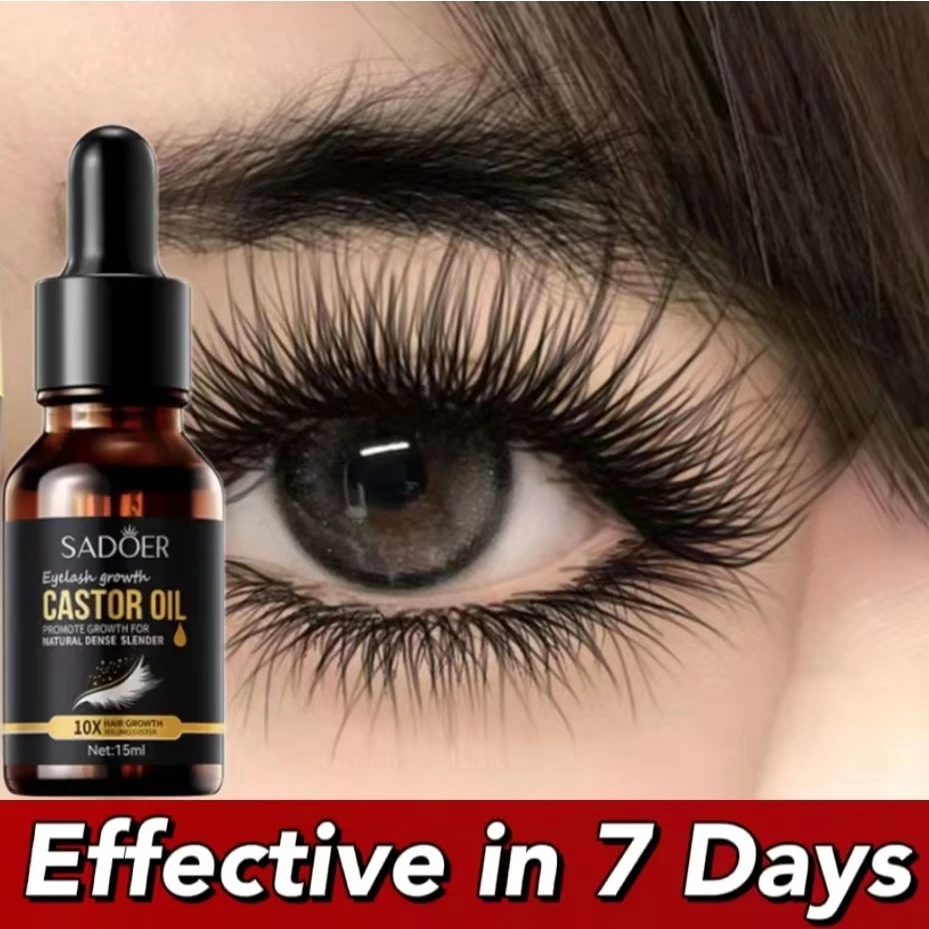 Sadoer Eyelash Serum Castor Oil Thickening And Lengthening Mascara For Women 15m