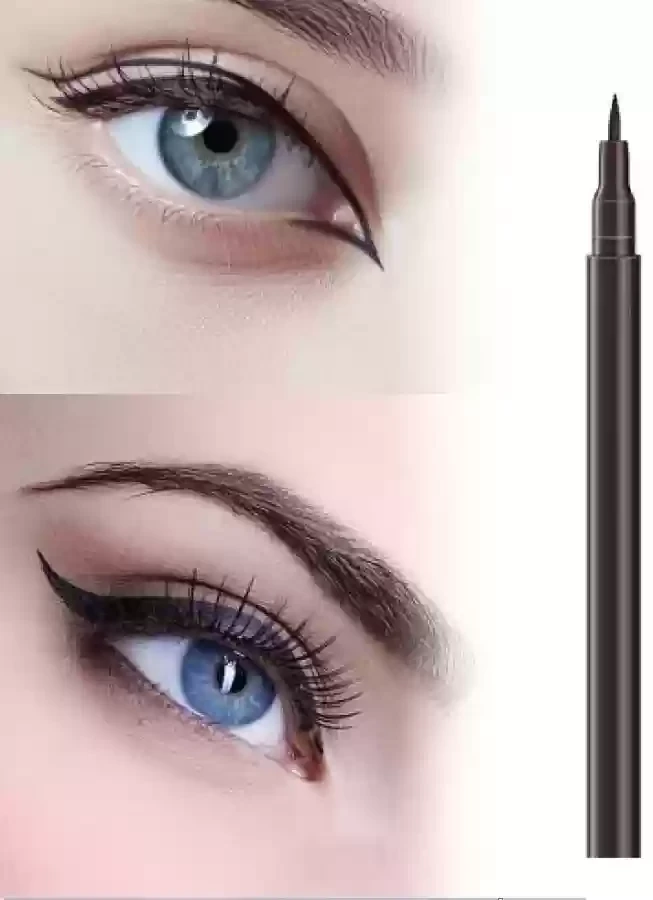 Waterproof Black Matte Eyeliner Pen and Eye Pencil Long Lasting Eye Makeup Color