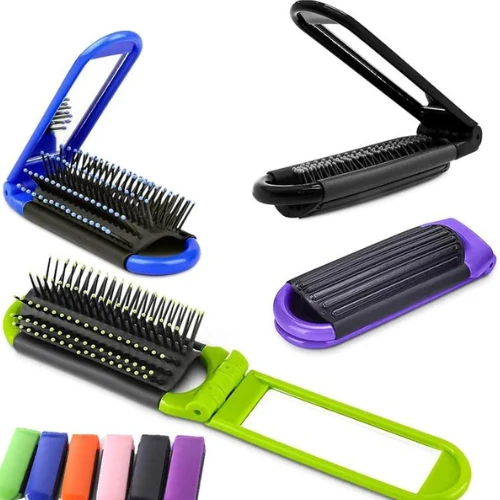 1Pc Foldable Hair Brush Portable Mini Pocket Brush Air Cushion Hair Massage Brus