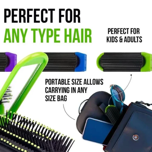 1Pc Foldable Hair Brush Portable Mini Pocket Brush Air Cushion Hair Massage Brus