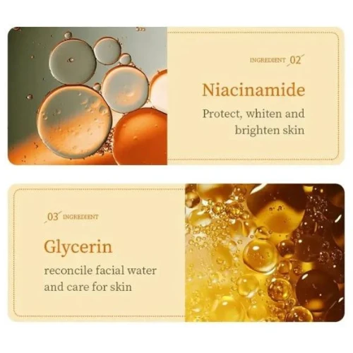 Vitamin C Skin Nourishing Whitening Cream Skin Care Pore Dirt Deep Cleaning Brig