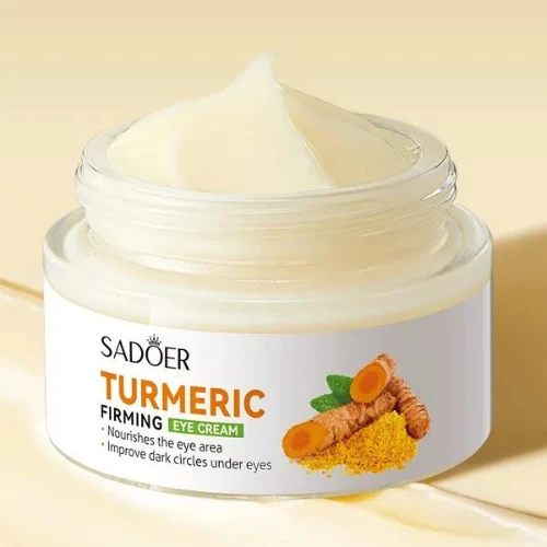 Turmeric Firming Eye Moisturizer Whitening Cream Dark Circles Remover Tightening