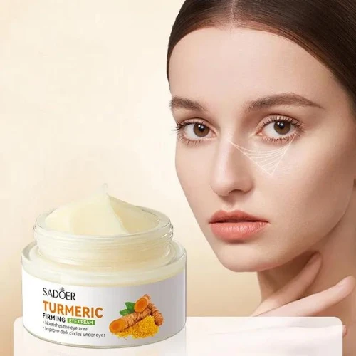 Turmeric Firming Eye Moisturizer Whitening Cream Dark Circles Remover Tightening