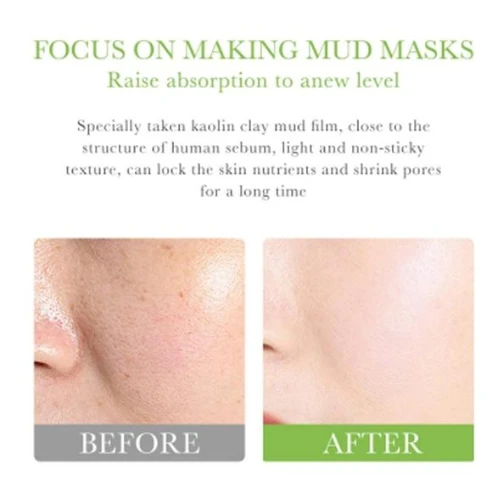 10Pcs Cucumber Face Mud Mask Shrinks Pores Moisturizing Cleansing Skin Care Oil