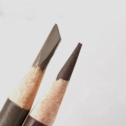 Water Resistant 2 In 1 Eyebrow Enhancer Full Coverage Non-Fading Eyebrow Pencil