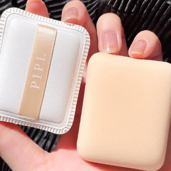 White Multi-Shaped Sponge Set - 3 Puffy Fiber Sponges for Flawless Makeup