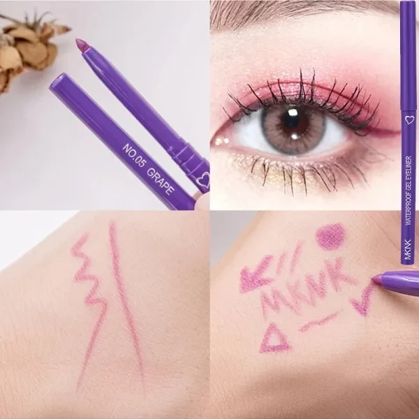 Water Resistant Easy Wearing High Pigmented Quick-Drying Matte Finish Gel Eyelin