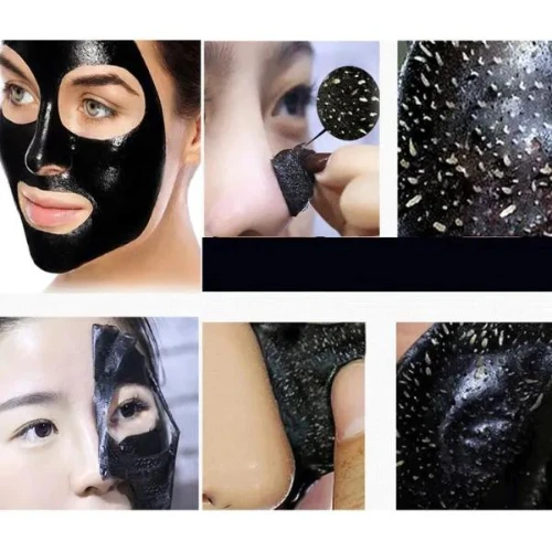 120ML Shrink Pores Skin Care Moisturizing Black Mask, Blackhead Whitening Comple