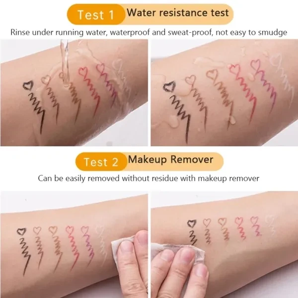 Water Resistant Easy Wearing High Pigmented Quick-Drying Matte Finish Gel Eyelin