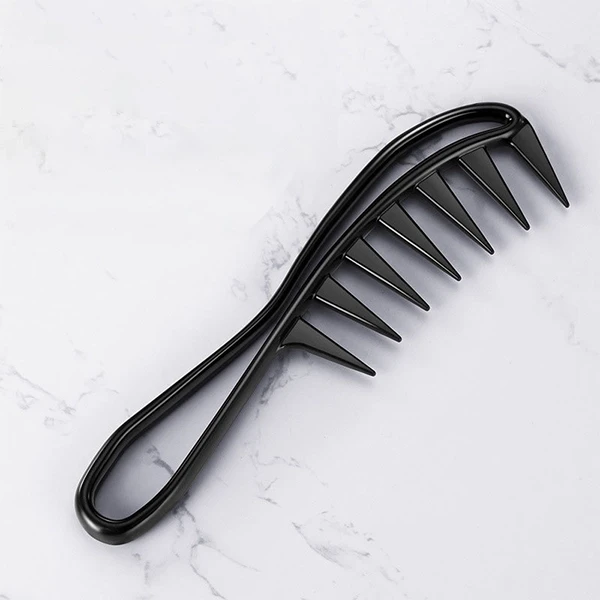 Wide Tooth Detangling Comb Hair Styling Comb Long Hair Curly Hair Grooming Comb