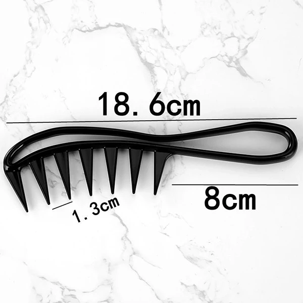 Wide Tooth Detangling Comb Hair Styling Comb Long Hair Curly Hair Grooming Comb