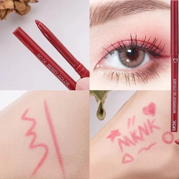 Water Resistant Easy Wearing High Pigmented Quick-Drying Matte Finish Gel Eyelin