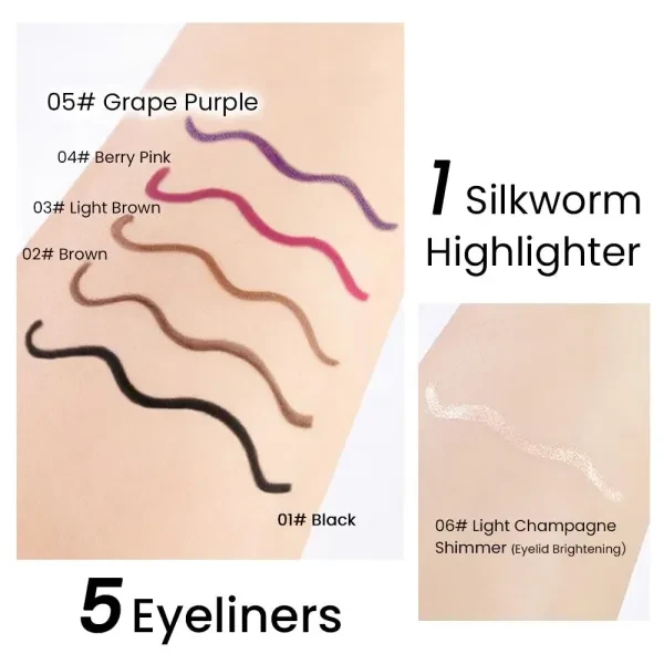 Water Resistant Easy Wearing High Pigmented Quick-Drying Matte Finish Gel Eyelin