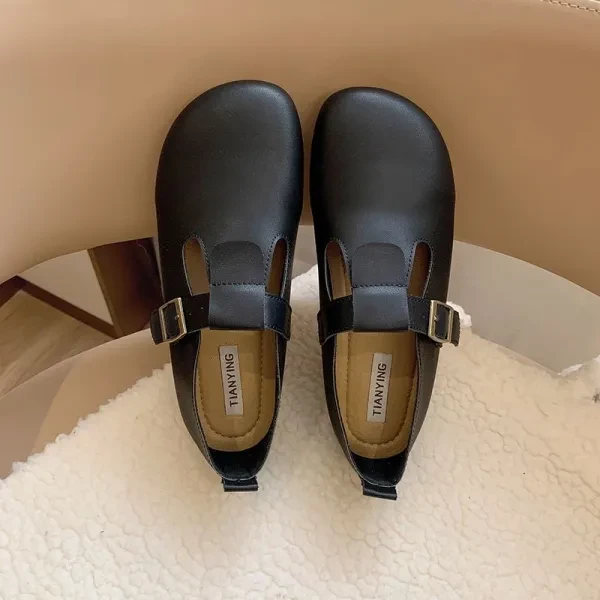 Womens Stylish and Comfortable Khaki Slip-In Round Toe Flats for Women | Versati