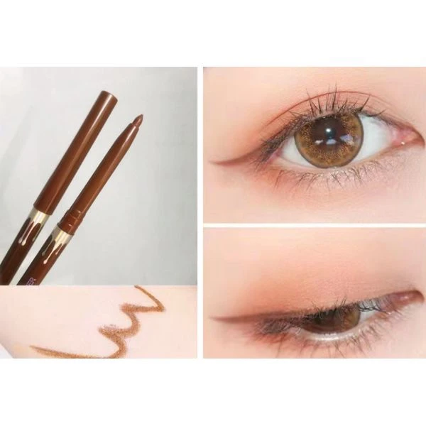 Water Resistant Eyelid Under Crease Pen Eyebrow Pencil Women Silky Inner Eyeline