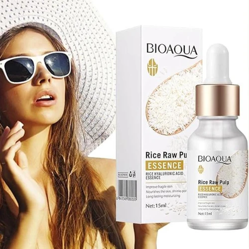 Skin Nourishing Rice Raw Pulp Essence Facial Serums Pores Moisturizing Face Impr